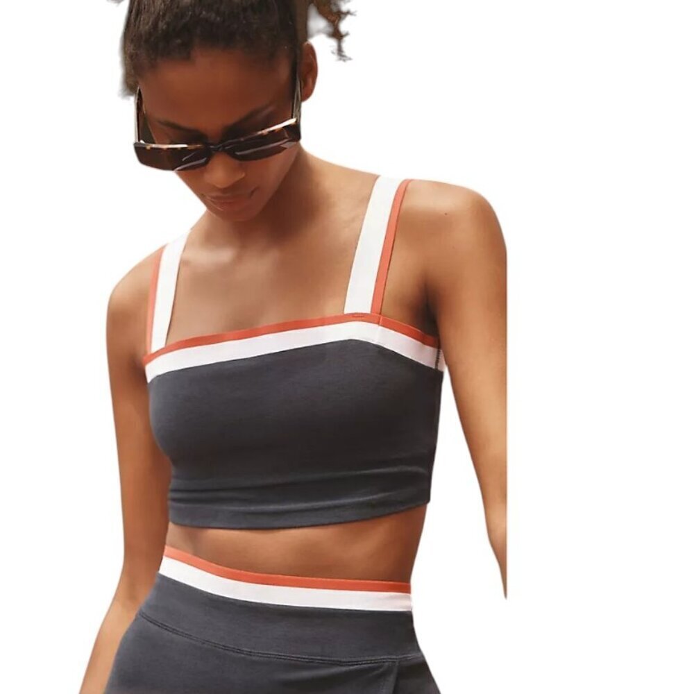 Beyond Yoga Spacedye Sea You There High Cropped Tank, Blue, Athletic ,Size L